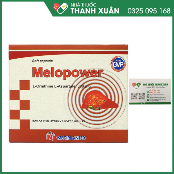 Melopower - Thuốc điều trị viêm gan, sơ gan